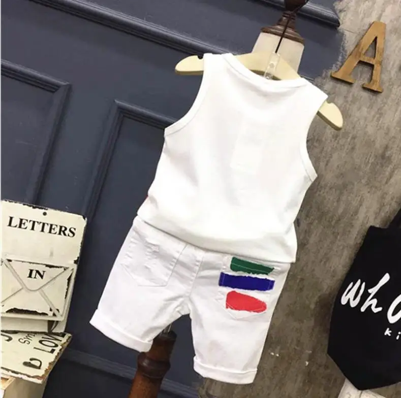 Children Clothing Sets Summer Baby Boys Mesh hollow out Vest Top Shorts Pants Set Clothes Kids Cute clothes 2PCS 2-7years
Children Clothing Sets Summer Baby Boys Mesh hollow out Vest Top Shorts Pants Set Clothes Kids Cute clothes 2PCS 2-7years