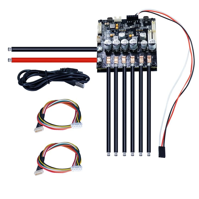Dual FSESC6.6 Plus Based on VESC6 Electric Long Board Speed Controller 100A 12S Skateboard ESC for FLIPSKY
Dual FSESC6.6 Plus Based on VESC6 Electric Long Board Speed Controller 100A 12S Skateboard ESC for FLIPSKY