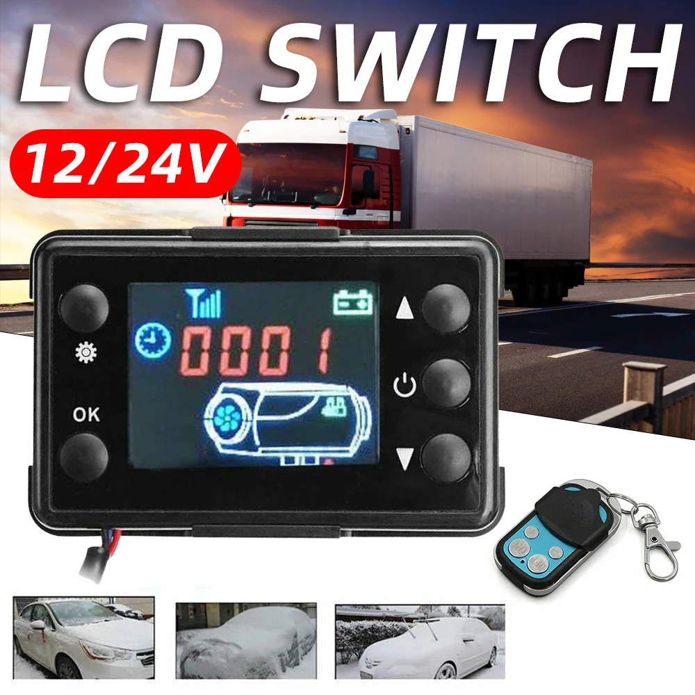 Car Heater LCD Switch Controller Monitor For Car Ignition Copper Diesel air heater for auto or bus track Parking Heater
Car Heater LCD Switch Controller Monitor For Car Ignition Copper Diesel air heater for auto or bus track Parking Heater
