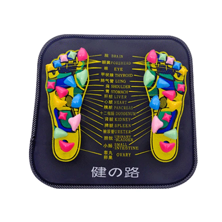 

Reflexology Walk Stone Foot Leg Pain Relieve Relief Walk Massager Mat Health Care Acupressure Mat Pad massageador