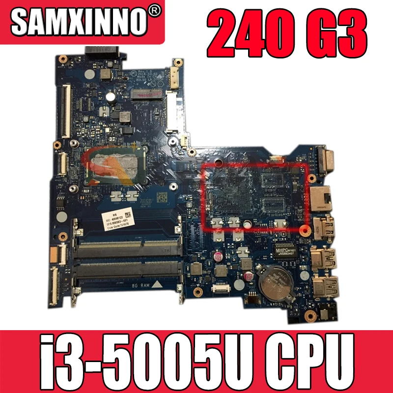 Материнская плата для ноутбука HP 240, G3, 854941-001, 854941-501, 854941-601, BDL50, LA-D703P, i3-5005U, 100%, полностью протестирована
Материнская плата для ноутбука HP 240, G3, 854941-001, 854941-501, 854941-601, BDL50, LA-D703P, i3-5005U, 100%, полностью протестирована