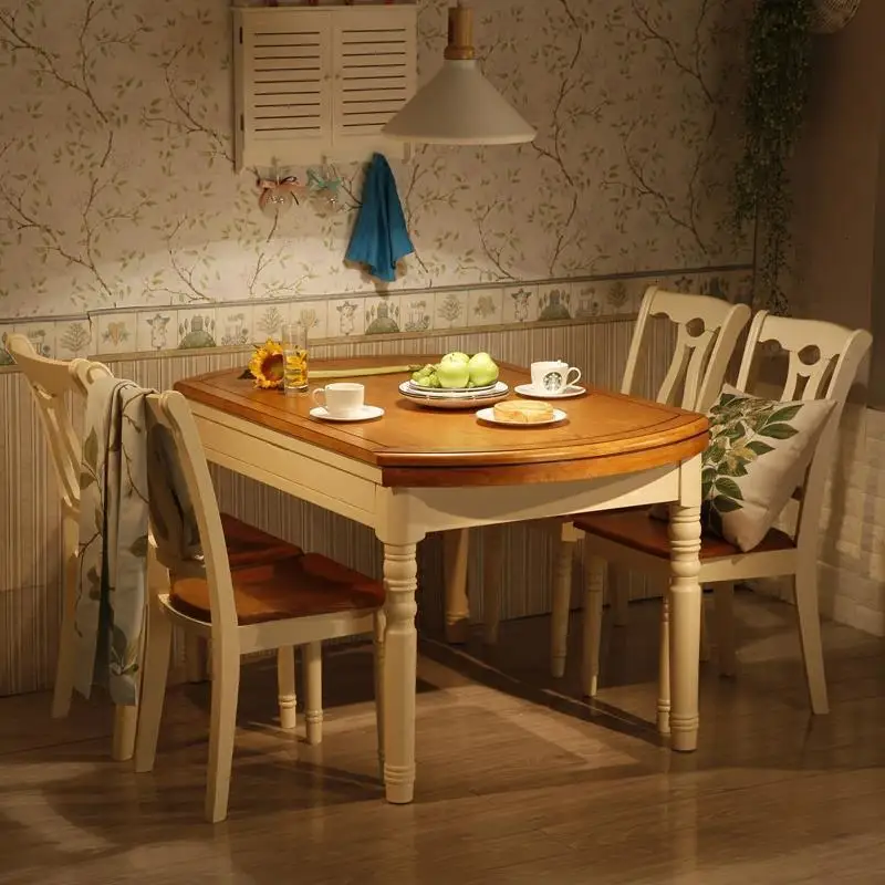 Masa Sandalye Salle Manger imperne A Langer Eettafel Meja Makan деревянный круглый стол для