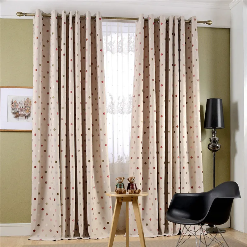 Dots Jacquard Blackout Curtains Kids Bedroom Kitchen Living Room Window Decortaion Cortinas Durable Polyester Fabric Valance
Dots Jacquard Blackout Curtains Kids Bedroom Kitchen Living Room Window Decortaion Cortinas Durable Polyester Fabric Valance