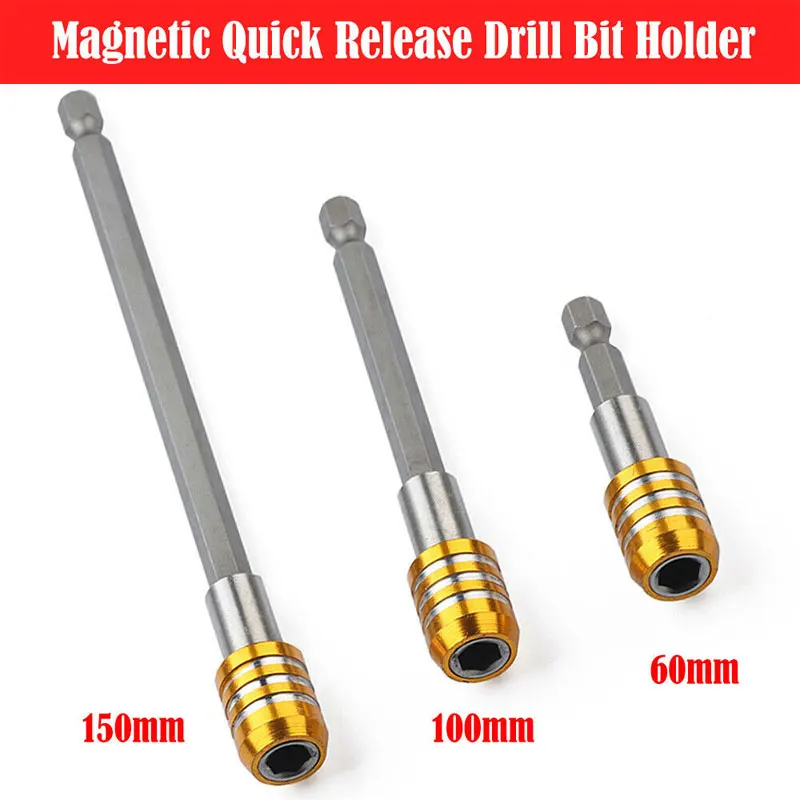 HOT 1Pcs Release Magnetic Drill Bit Screwdriver Holder Carbide Material Quick Release 1/4" Hex Shank Length Drill Bit Holders
HOT 1Pcs Release Magnetic Drill Bit Screwdriver Holder Carbide Material Quick Release 1/4" Hex Shank Length Drill Bit Holders