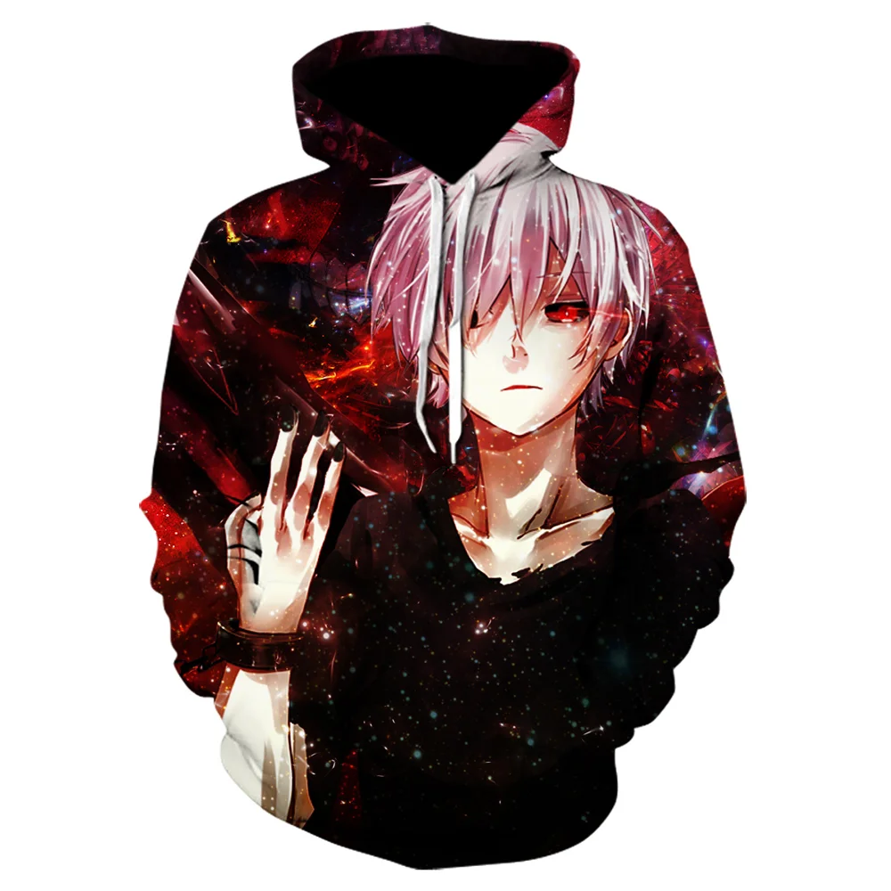 2021 New Hot Sale Tokyo Ghoul 3D Printing Hoodies Ken Kaneki Hooded Hoodie Japan Anime Sweatshirts Cool Tops Jacket Men clothing
2021 New Hot Sale Tokyo Ghoul 3D Printing Hoodies Ken Kaneki Hooded Hoodie Japan Anime Sweatshirts Cool Tops Jacket Men clothing