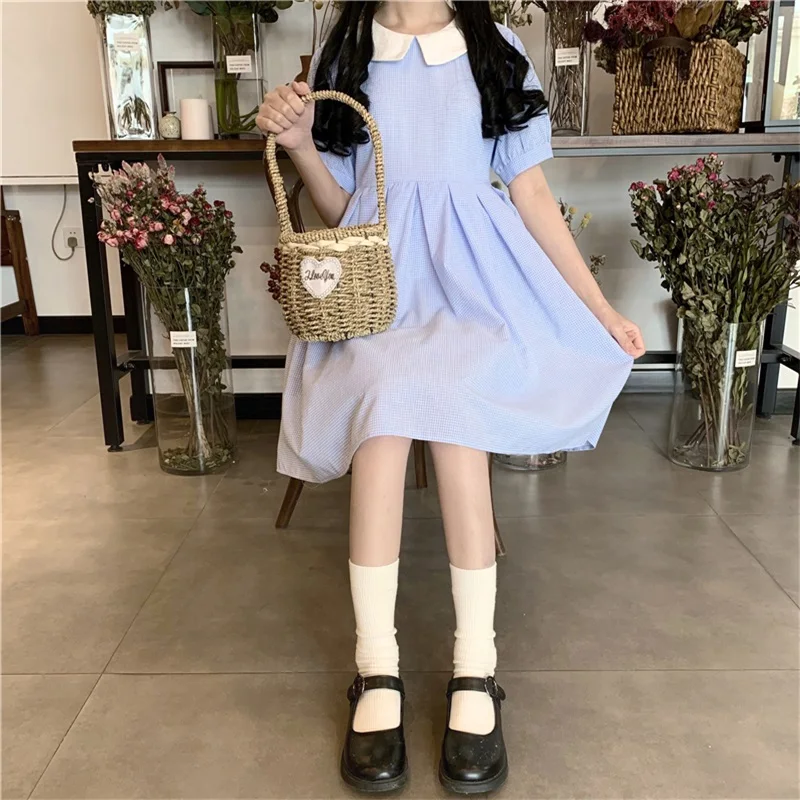 Sweet Soft Girly Elegant Casual Blue Women Dress Japanese 2021 Summer Fairy Children Ruffles Pleated Mini Dresses Female Vestido
Sweet Soft Girly Elegant Casual Blue Women Dress Japanese 2021 Summer Fairy Children Ruffles Pleated Mini Dresses Female Vestido