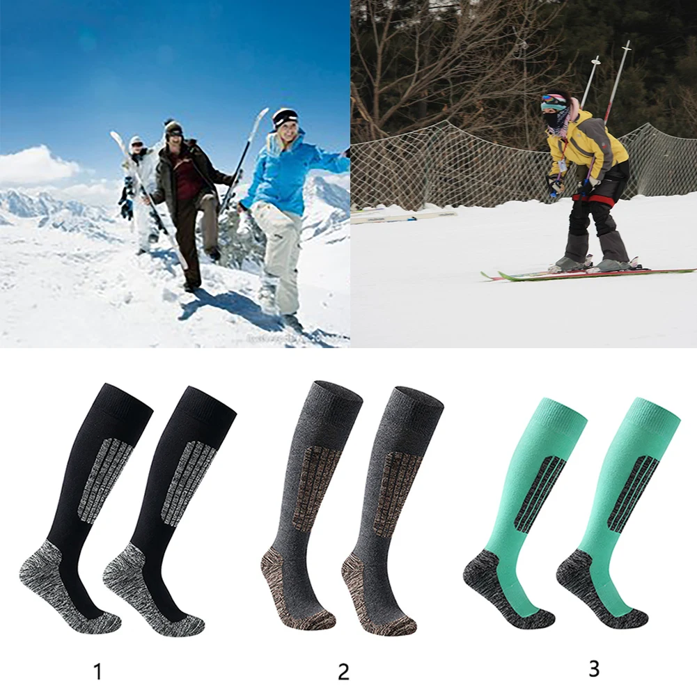 1pair Men Women Non Slip Warm Sports Skiing Socks Outdoor Hiking Mountaineering Thick Skating Winter Sport Long Comfortable Soft
1pair Men Women Non Slip Warm Sports Skiing Socks Outdoor Hiking Mountaineering Thick Skating Winter Sport Long Comfortable Soft
