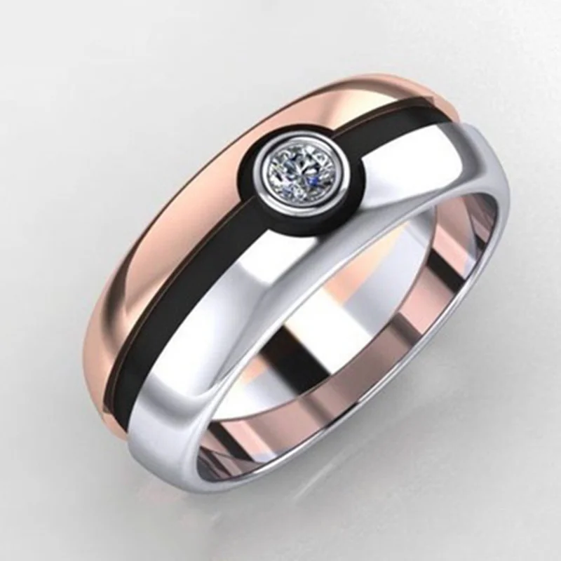 Trendy Rose gold Two-Tone Elf Ball Ring for Women Engagement Party Wedding Rings Jewelry Hand Accessories Size 6-10
Trendy Rose gold Two-Tone Elf Ball Ring for Women Engagement Party Wedding Rings Jewelry Hand Accessories Size 6-10