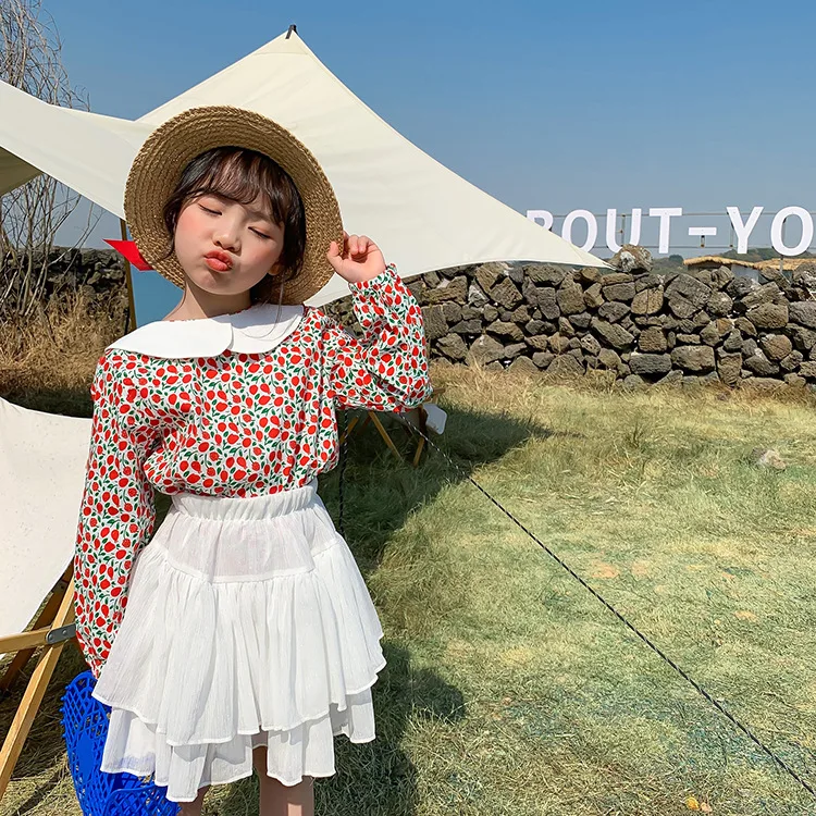 2021 New Children's Girls Floral Shirt Children Spring and Autumn Long-sleeved Shirt Baby Korean Style Cotton Shirt Baby Top Tee
2021 New Children's Girls Floral Shirt Children Spring and Autumn Long-sleeved Shirt Baby Korean Style Cotton Shirt Baby Top Tee
