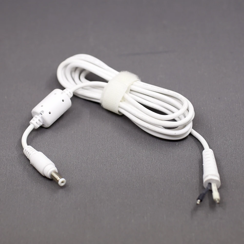 Оригинальный 18AWG 4 8x1 7 мм штекер зарядного устройства постоянного тока белый