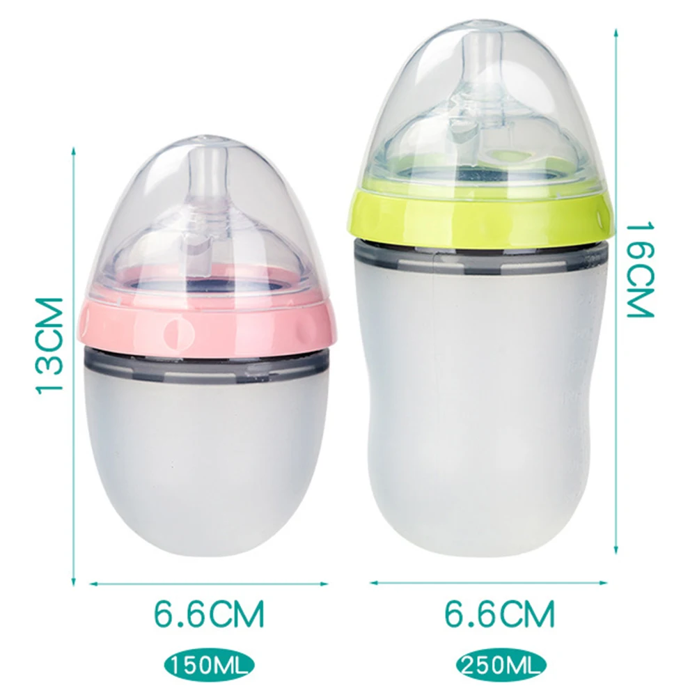 Baby Breastmilk Bottle Wide Neck Soft Silicone Feeding Weaning Milk Container Children Mamadeira Nipple Bottle Newborn Feeding
Baby Breastmilk Bottle Wide Neck Soft Silicone Feeding Weaning Milk Container Children Mamadeira Nipple Bottle Newborn Feeding
