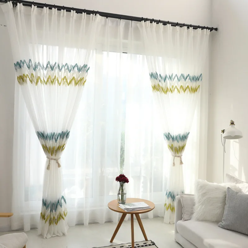 Elegant Wave White Tulle Curtains for Living Room Home Decoration Breathale Window Door Screens Cortinas
Elegant Wave White Tulle Curtains for Living Room Home Decoration Breathale Window Door Screens Cortinas