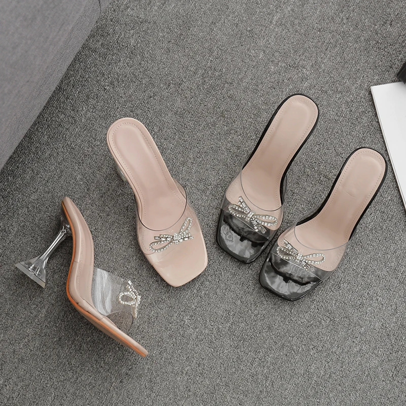 Rhinestone Transparent High Heel Women Sandals Pumps Open Toe Buckle Sandals Shoes
Rhinestone Transparent High Heel Women Sandals Pumps Open Toe Buckle Sandals Shoes