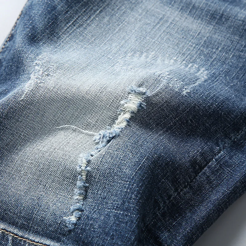 Men's short jeans 2021 summer fashion casual slim blue five-point pants high quality men's clothing denim shorts brand clothes
Men's short jeans 2021 summer fashion casual slim blue five-point pants high quality men's clothing denim shorts brand clothes