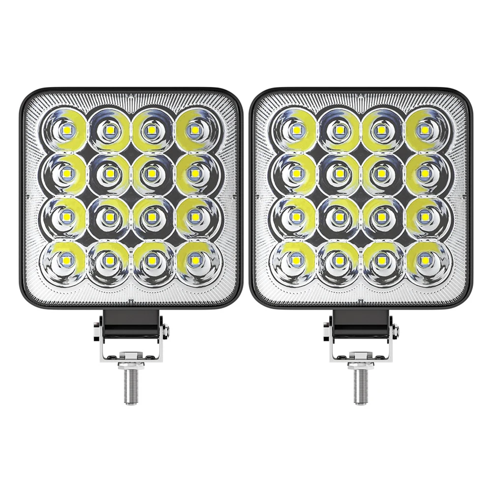 2Pcs 16LED 48W LED Work Light Bar Square Spotlight Offroad LED Light Bar For Truck Offroad 4X4 4WD Car SUV ATV Led Light
2Pcs 16LED 48W LED Work Light Bar Square Spotlight Offroad LED Light Bar For Truck Offroad 4X4 4WD Car SUV ATV Led Light