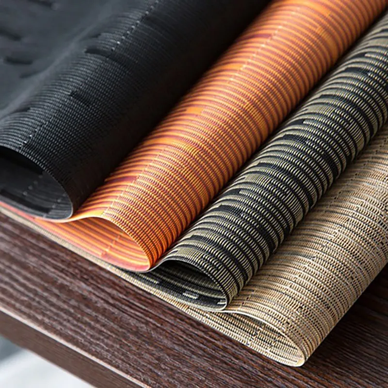 Kitchen Accessories Tableware Table Mat Coaster Placemat PVC Waterproof Insulation Mat Dining Table Heat-Resistant Placemats3.23
Kitchen Accessories Tableware Table Mat Coaster Placemat PVC Waterproof Insulation Mat Dining Table Heat-Resistant Placemats3.23