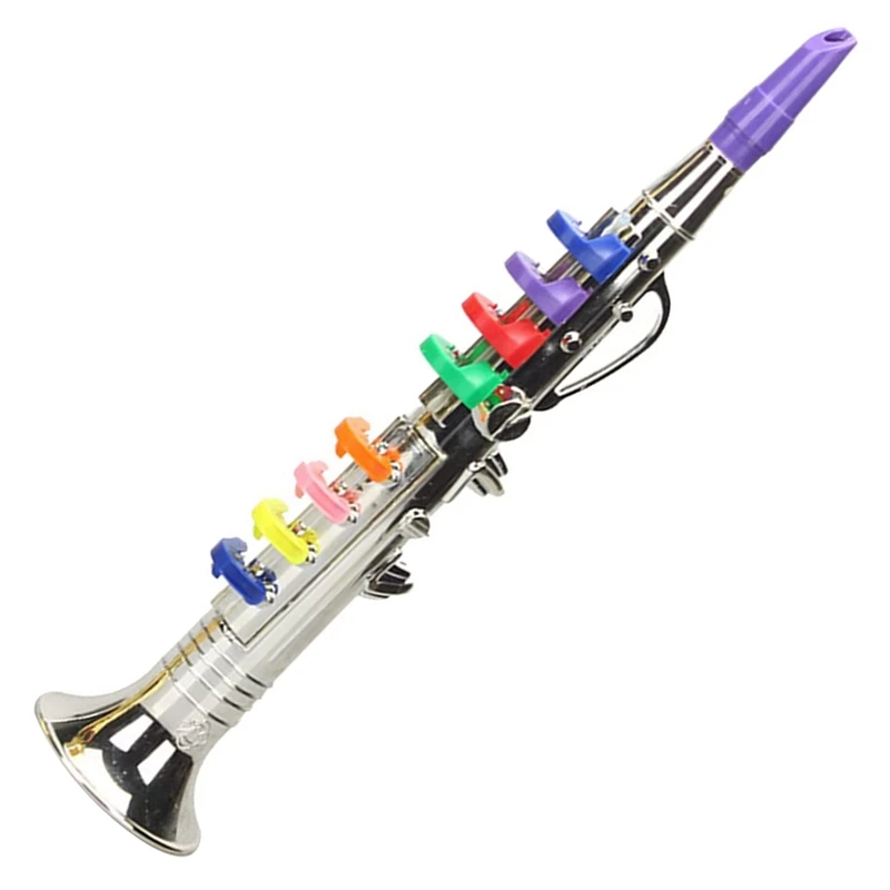 8 Tones Simulation Saxophone Toy Props Play Mini Musical Wind Instruments for Children Birthday Party Toy
8 Tones Simulation Saxophone Toy Props Play Mini Musical Wind Instruments for Children Birthday Party Toy