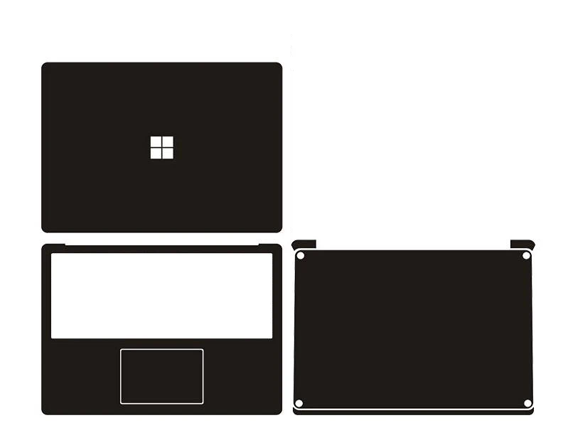 Кожаная/углеродная волоконная наклейка для ноутбука Microsoft Surface Laptop 2 13 5 ''Gen |