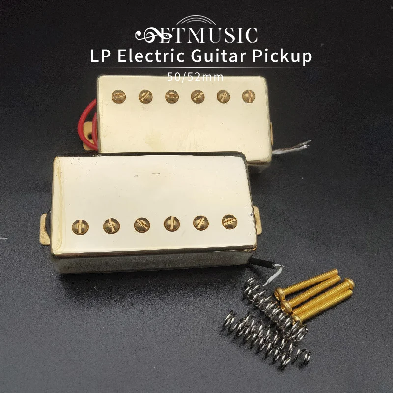 Humbucker Electric Guitar Pickup Gold Neck Bridge Pickup for LP Style Electric Guitar Brass Cover Guitarra Pickup
Humbucker Electric Guitar Pickup Gold Neck Bridge Pickup for LP Style Electric Guitar Brass Cover Guitarra Pickup