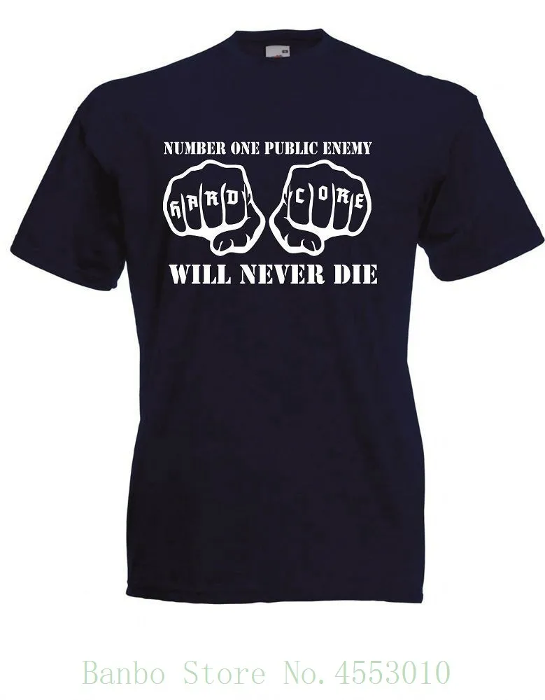 

Herren T Shirt Master Of Hardcore Fans - Will Never Die! Bis 5xl ( Musik ) Tshirt High Quality