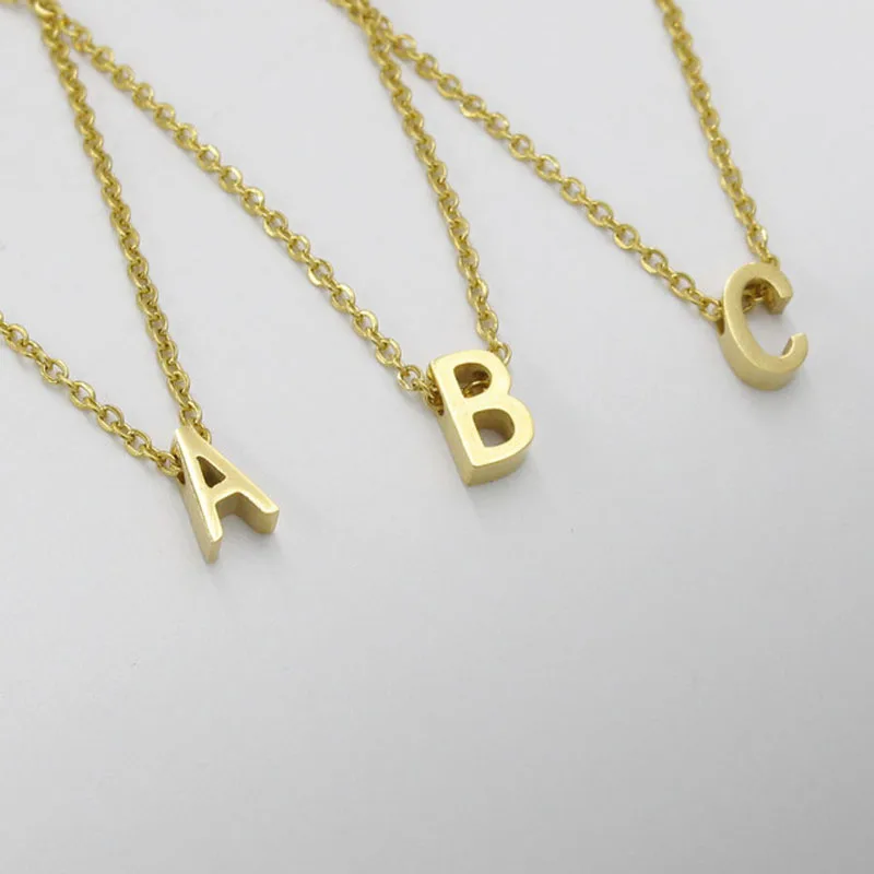 Minimalist Initial Alphabet Your First Name Necklace Stainless Steel Monogram Necklace With Letter Personalised Gift For Women
Minimalist Initial Alphabet Your First Name Necklace Stainless Steel Monogram Necklace With Letter Personalised Gift For Women