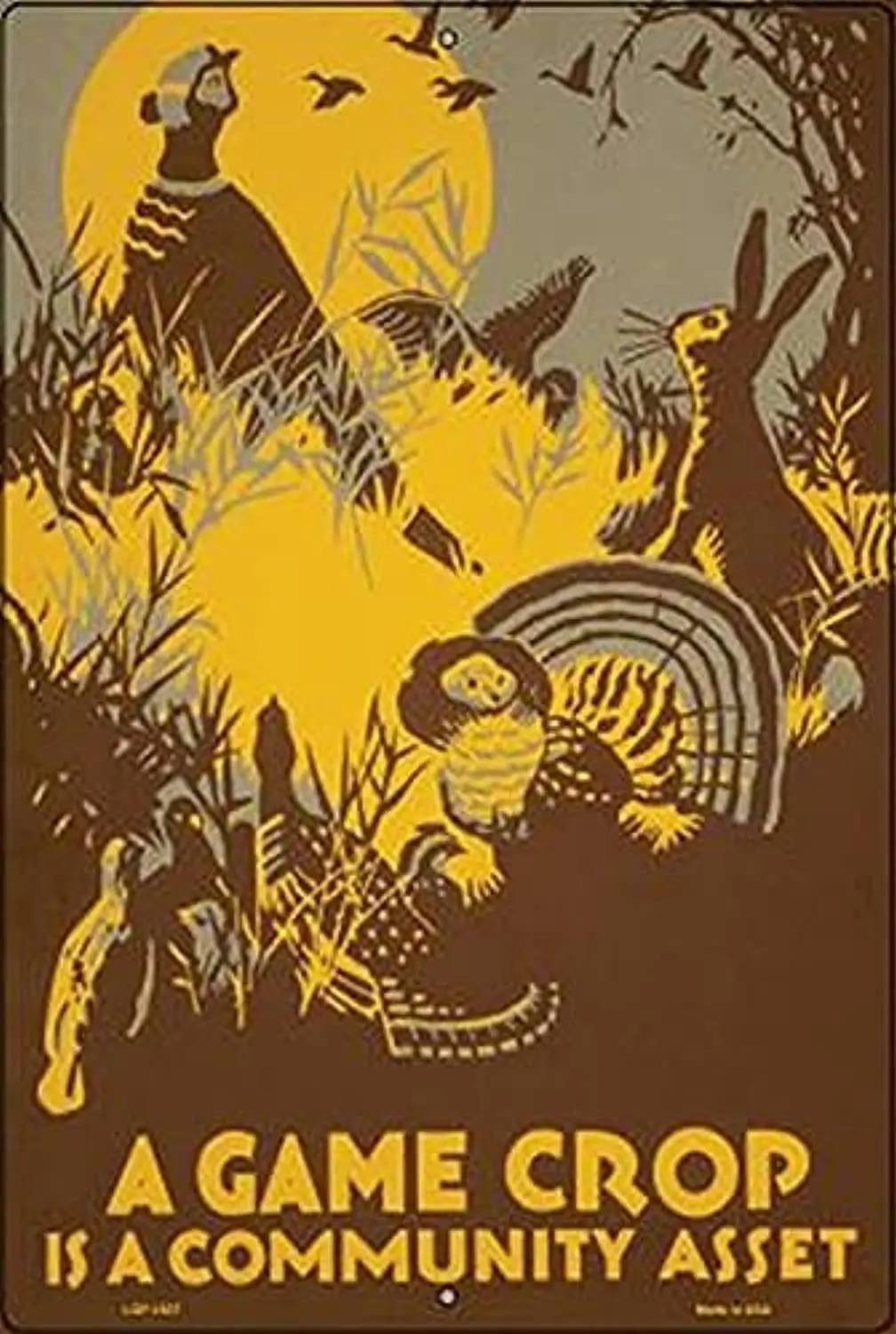 Fashionable Chic Interesting Metal Tin Sign A Game Crop Art Decoration for Outdoor Walls of Home Bar Cafe Restaurant Club 8x12
Fashionable Chic Interesting Metal Tin Sign A Game Crop Art Decoration for Outdoor Walls of Home Bar Cafe Restaurant Club 8x12