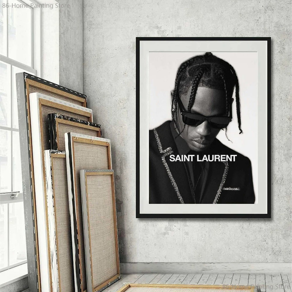 Black White Pictures Travis Scott Music Star Rap Hip Hop Rapper Fashion Model Art Canvas Painting Poster Home Decor Canvas Print
Black White Pictures Travis Scott Music Star Rap Hip Hop Rapper Fashion Model Art Canvas Painting Poster Home Decor Canvas Print