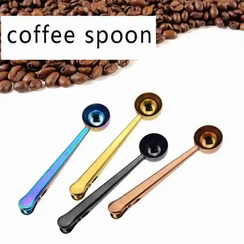 Multifunction Steel Coffee Scoop With Clip Coffee Tea Measuring Scoop Coffee Bean Clip Milk Powder Measuring Spoon
Multifunction Steel Coffee Scoop With Clip Coffee Tea Measuring Scoop Coffee Bean Clip Milk Powder Measuring Spoon