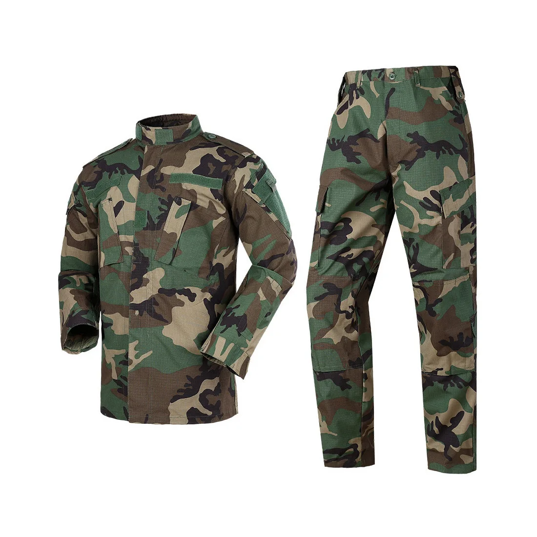 Outdoor mountaineering camouflage suit CS camping training suit ACU camouflage wear-resistant hunting clothing 
Outdoor mountaineering camouflage suit CS camping training suit ACU camouflage wear-resistant hunting clothing