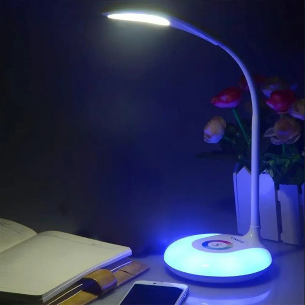 3 Modes Dimmable USB Touch Control Table Lamp Colorful Atmosphere Night Light Good Transmittance and Uniform Lighting
3 Modes Dimmable USB Touch Control Table Lamp Colorful Atmosphere Night Light Good Transmittance and Uniform Lighting