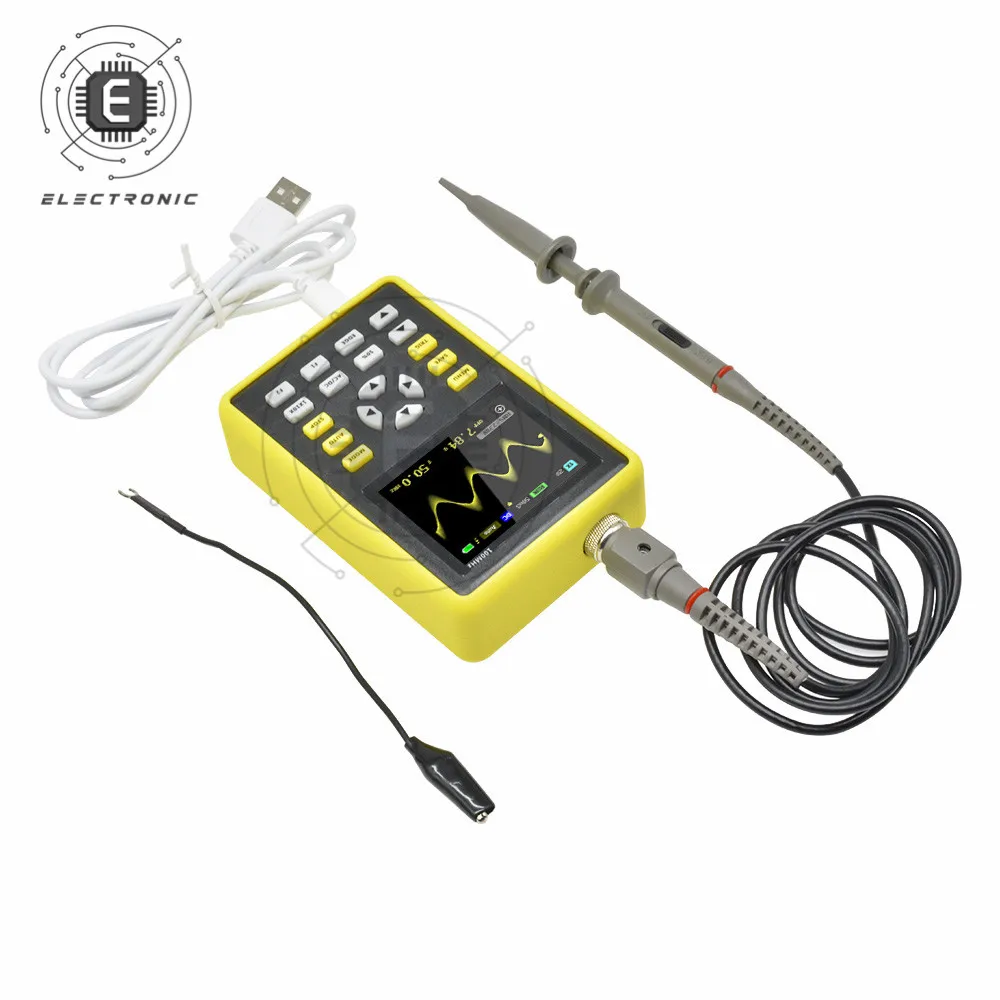 5012H аналоговая пропускная способность, поддержка сигналов, цифровая фотография, ЖК-дисплей IPS, экран 2,4 дюйма, 100 МГц, 500 мкс/с
5012H аналоговая пропускная способность, поддержка сигналов, цифровая фотография, ЖК-дисплей IPS, экран 2,4 дюйма, 100 МГц, 500 мкс/с