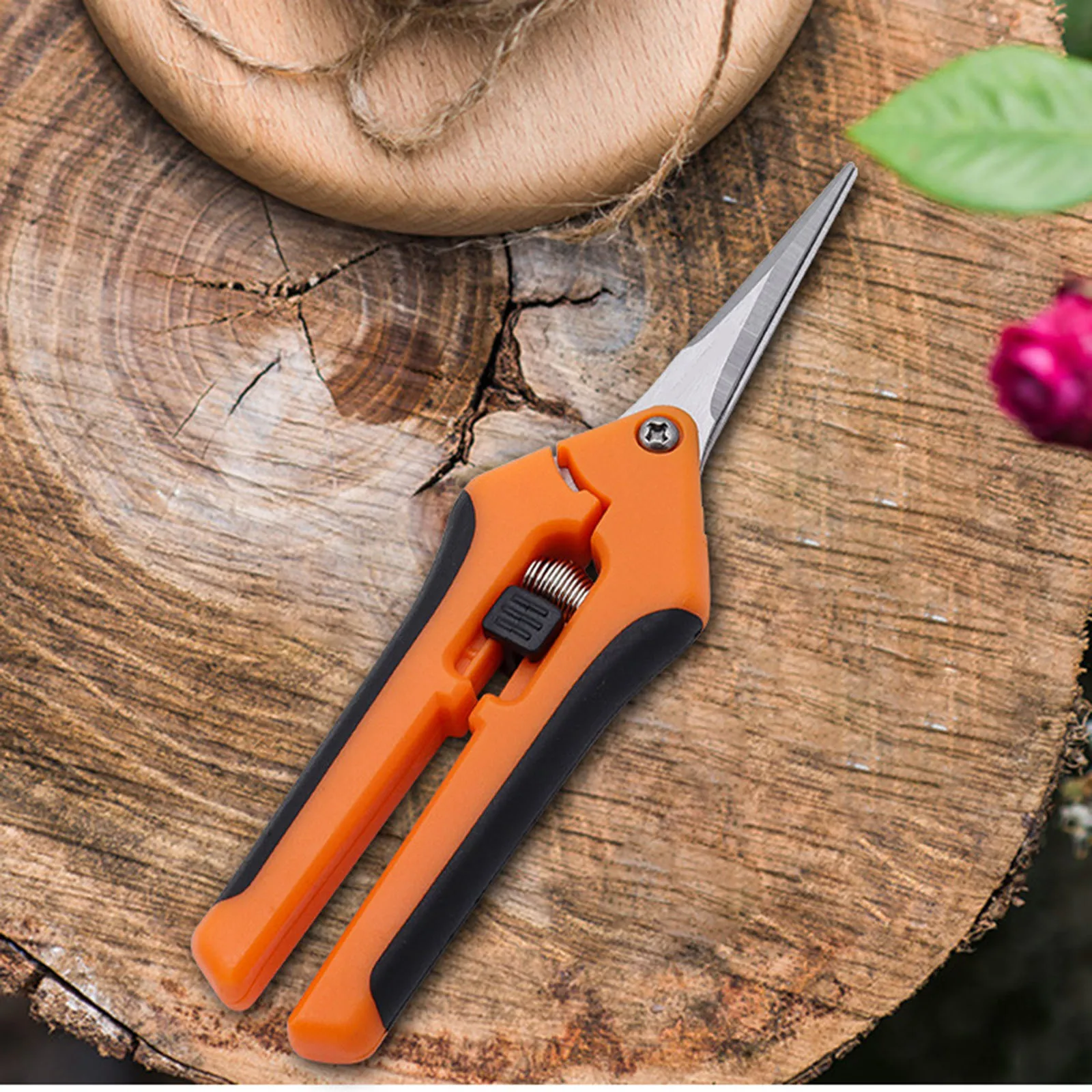 Pruning Scissors with Spring-Loaded Comfort Grip Handles and Premium Non-Stick Blades Durable Long Lasting for Garden Home
Pruning Scissors with Spring-Loaded Comfort Grip Handles and Premium Non-Stick Blades Durable Long Lasting for Garden Home