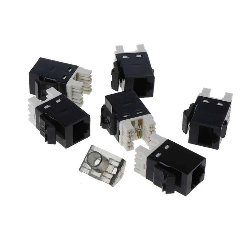 6-портовая коммутационная панель R58A CAT6 RJ45 сетевой кабель Адаптер