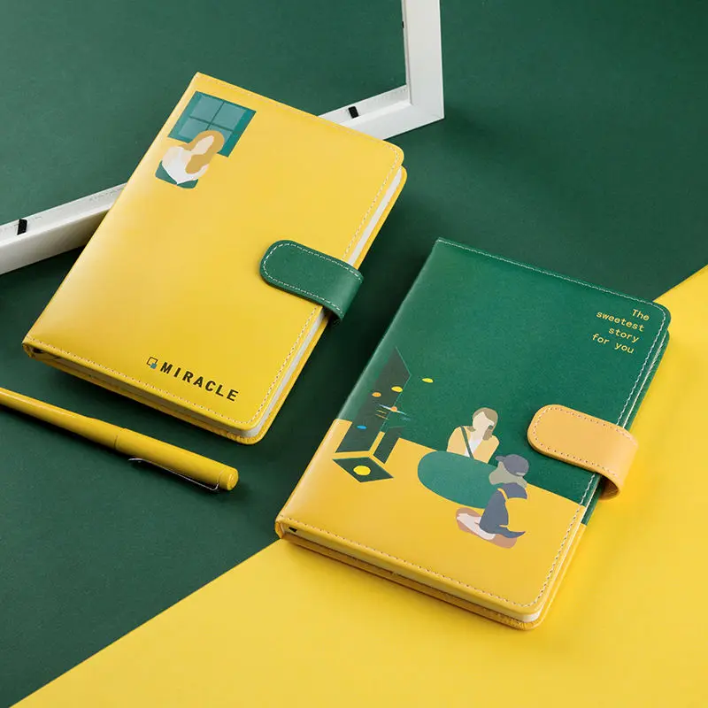2021 New Magnetic Buckle Leather Hand Ledger Diary Notebook Simple and Fresh 112 Sheets Notebook Journal Korean Stationery
2021 New Magnetic Buckle Leather Hand Ledger Diary Notebook Simple and Fresh 112 Sheets Notebook Journal Korean Stationery