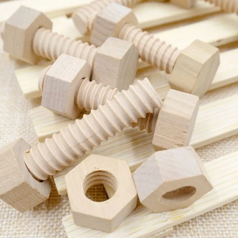 3 Pcs Wooden Screw Nut Building Assembling Blocks Hands-on Teaching Aid Early Educational Puzzle Toys for Child
3 Pcs Wooden Screw Nut Building Assembling Blocks Hands-on Teaching Aid Early Educational Puzzle Toys for Child