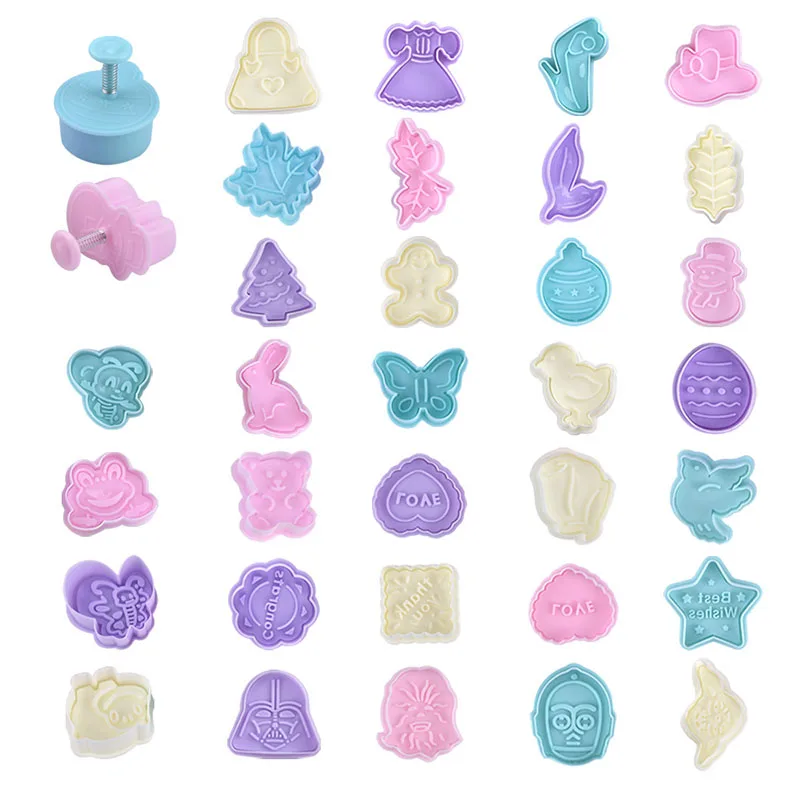 4-piece Three-dimensional Sugar Biscuit Embossing Mould Spring Pressing Cake Mould Christmas Cartoon Multi Series Biscuit Mould
4-piece Three-dimensional Sugar Biscuit Embossing Mould Spring Pressing Cake Mould Christmas Cartoon Multi Series Biscuit Mould