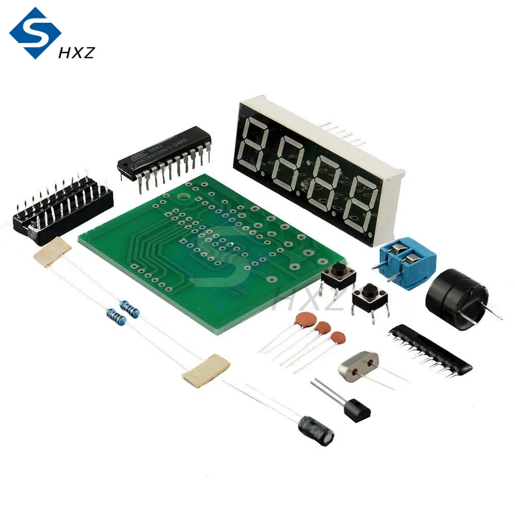 DC 3V-6V AT89C2051 LED Digital Display 4 Bits Electronic Clock Electronic Production Suite DIY Kit 0.56" Red Two Alarm Settings
DC 3V-6V AT89C2051 LED Digital Display 4 Bits Electronic Clock Electronic Production Suite DIY Kit 0.56" Red Two Alarm Settings