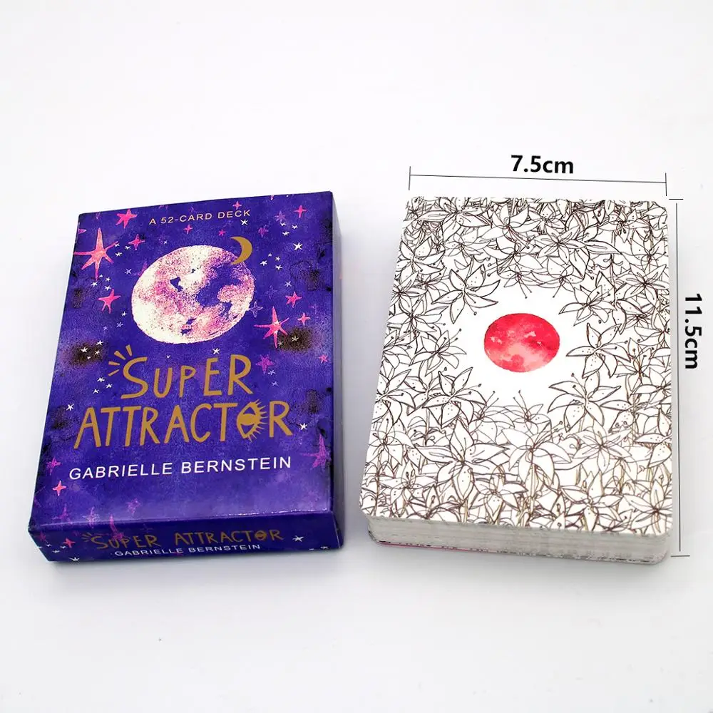 Super Attractor A 52-Card Deck Cards Oracle Tarot Game Gabrielle Bernstein Tarot Toy Affirmations start manifesting limitless 
Super Attractor A 52-Card Deck Cards Oracle Tarot Game Gabrielle Bernstein Tarot Toy Affirmations start manifesting limitless