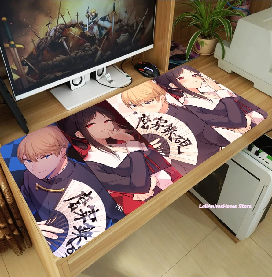 Anime Kaguya-sama: Love Is War Mouse Pad Mice Mat Keyboard Anti-Slip Playmat Shinomiya Kaguya Fujiwara Chika Shirogane Miyuki
Anime Kaguya-sama: Love Is War Mouse Pad Mice Mat Keyboard Anti-Slip Playmat Shinomiya Kaguya Fujiwara Chika Shirogane Miyuki