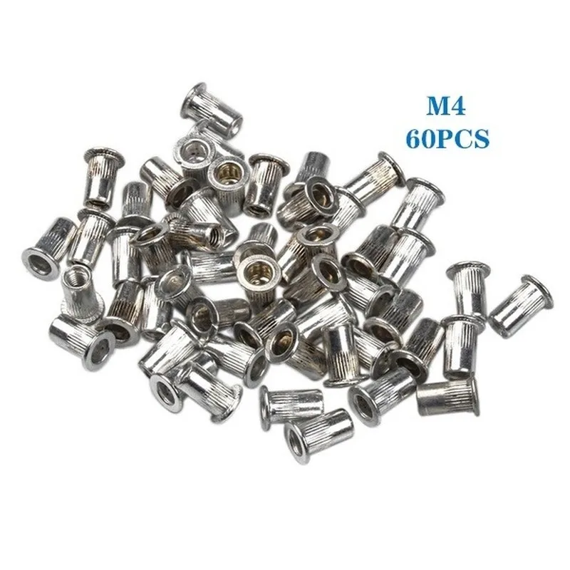 240PCS M3/M4/M5/M6 Rivet Nut Aluminum Rivnut Flat Head Threaded Rivet Insert Nutsert Cap Rivet Nut Assorted kit
240PCS M3/M4/M5/M6 Rivet Nut Aluminum Rivnut Flat Head Threaded Rivet Insert Nutsert Cap Rivet Nut Assorted kit
