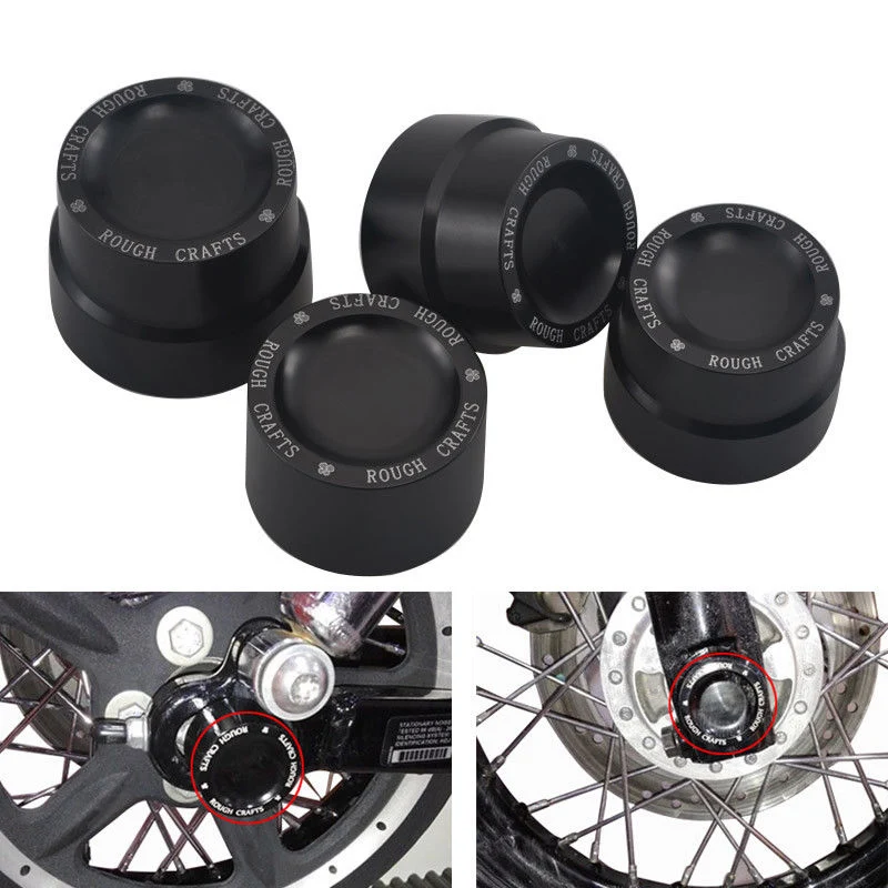 For Harley Sportster XL883 XL1200 Motorcycle Anodized Black Aluminum Rough Craft Carving Front And Rear Axle Nut Cover Cap
For Harley Sportster XL883 XL1200 Motorcycle Anodized Black Aluminum Rough Craft Carving Front And Rear Axle Nut Cover Cap