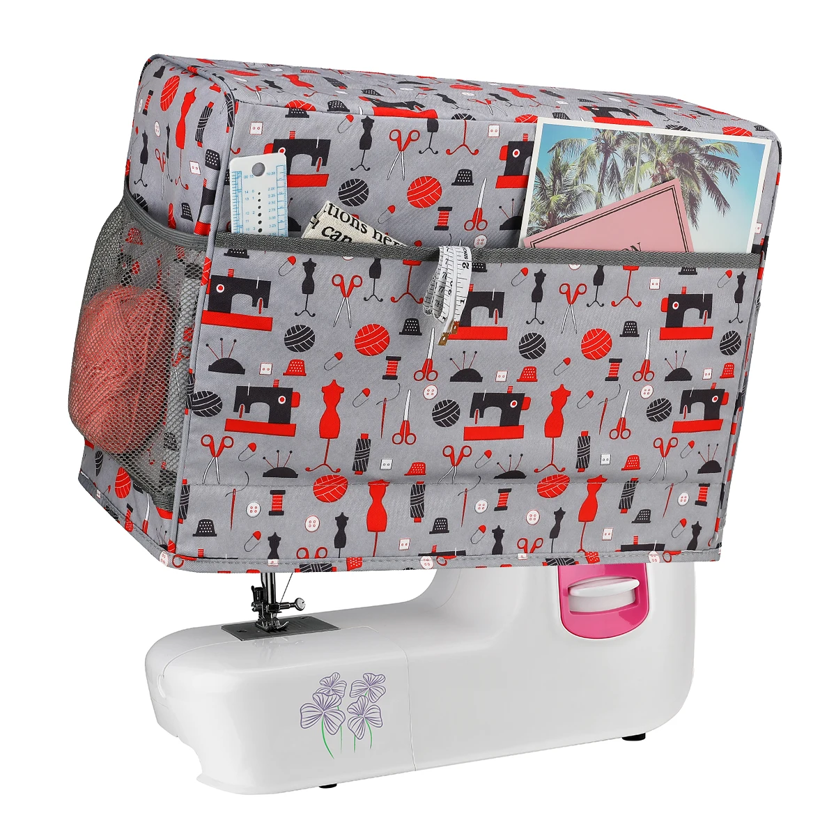 Sewing Machine Cover Protective Dust Case Bag with Storage Pockets for Needles & Accessories For Household Women Gift
Sewing Machine Cover Protective Dust Case Bag with Storage Pockets for Needles & Accessories For Household Women Gift