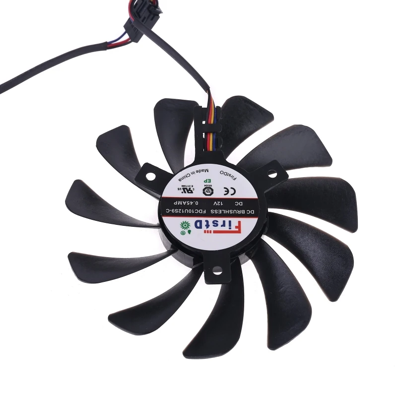2pcs 95mm FDC10U12S9-C CF1010U12S Cooler Fan for XFX Radeon RX580 RX590 Graphics Card Cooling Fan
2pcs 95mm FDC10U12S9-C CF1010U12S Cooler Fan for XFX Radeon RX580 RX590 Graphics Card Cooling Fan