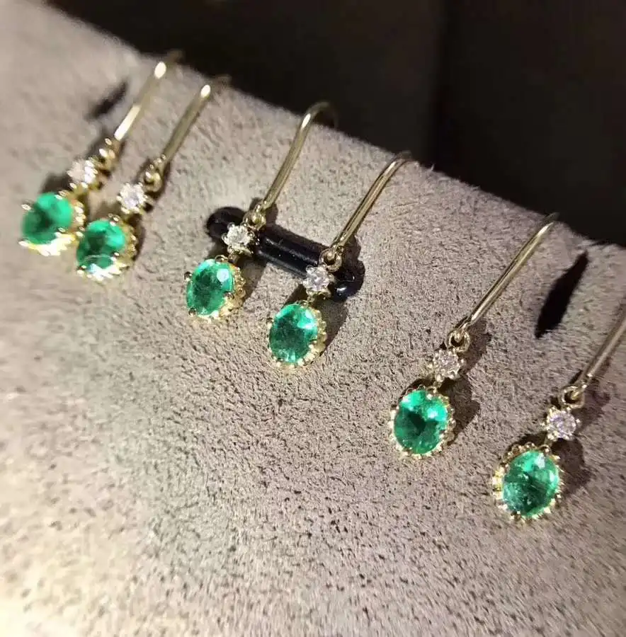 Natural Real Emerald Silver Earrings, 925 Sterling Silver Fine Elegant Jewelry for Women Earring
Natural Real Emerald Silver Earrings, 925 Sterling Silver Fine Elegant Jewelry for Women Earring