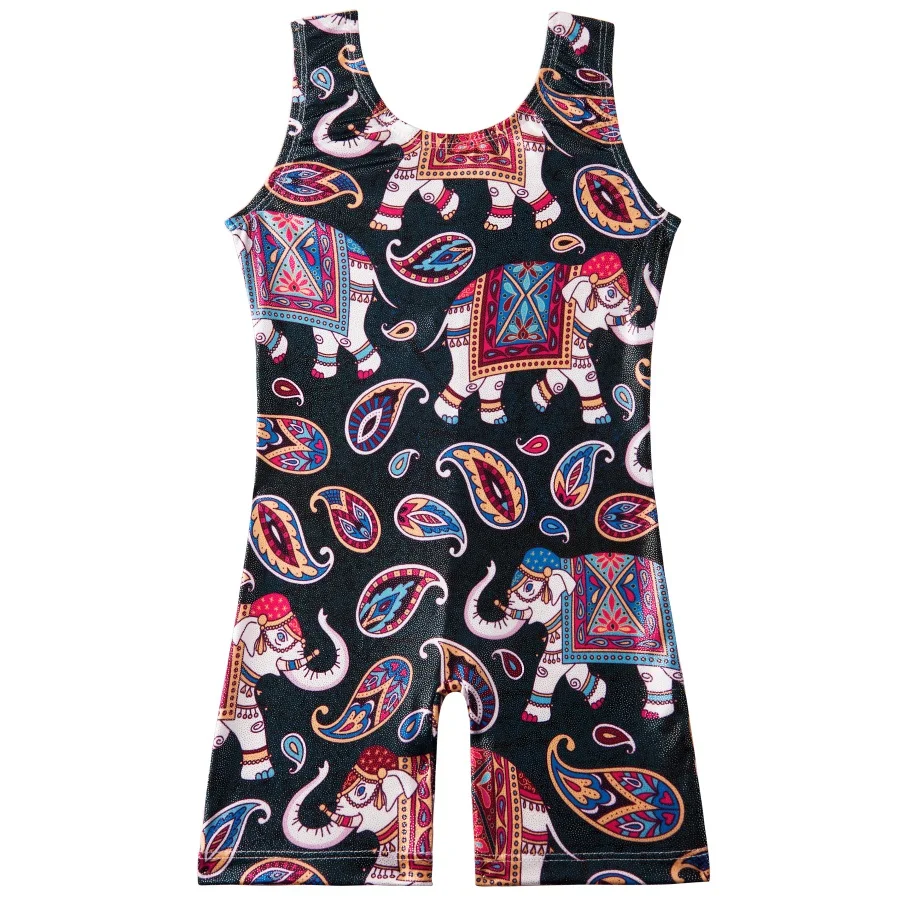 Kid Girls Ballet Leotard Sleeveless Gymnastics Leotard Elephant Dance Patterned Glittering Bodysuit Ballerina Costume
Kid Girls Ballet Leotard Sleeveless Gymnastics Leotard Elephant Dance Patterned Glittering Bodysuit Ballerina Costume