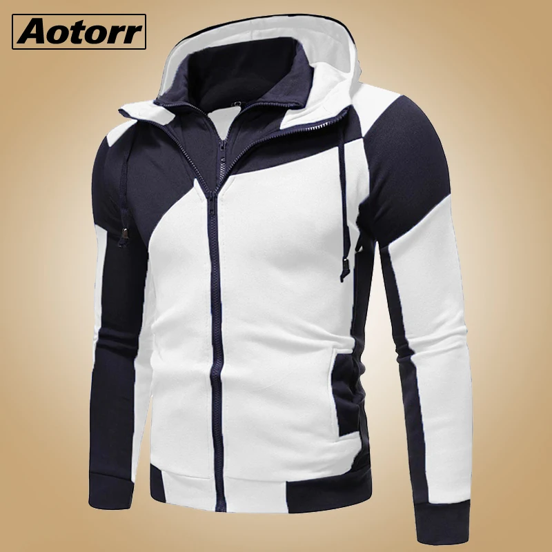 2021 Mens Hooded Jackets Autumn Casual Coats Man Bomber Zip Up Jacket Slim Fit Fashion Male Outwear Mens hip-hop Brand Clothing
2021 Mens Hooded Jackets Autumn Casual Coats Man Bomber Zip Up Jacket Slim Fit Fashion Male Outwear Mens hip-hop Brand Clothing