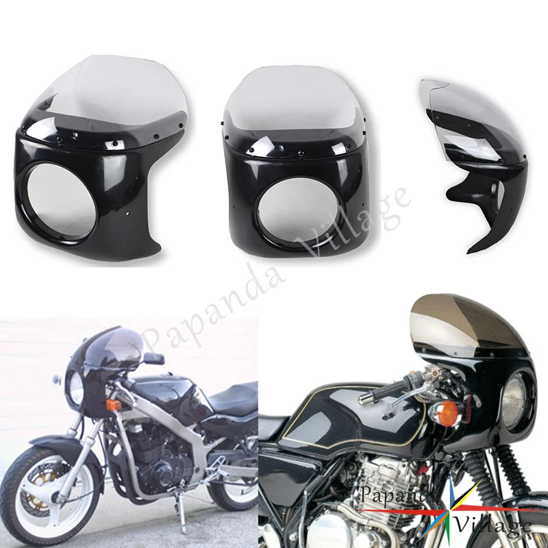 Universal ABS Plastic Cafe Racer 7" Headlight Fairing For Bonneville Yamaha XS XJ XV RD Suzuki GN GR GS GT GZ LS LS 650 Savage
Universal ABS Plastic Cafe Racer 7" Headlight Fairing For Bonneville Yamaha XS XJ XV RD Suzuki GN GR GS GT GZ LS LS 650 Savage