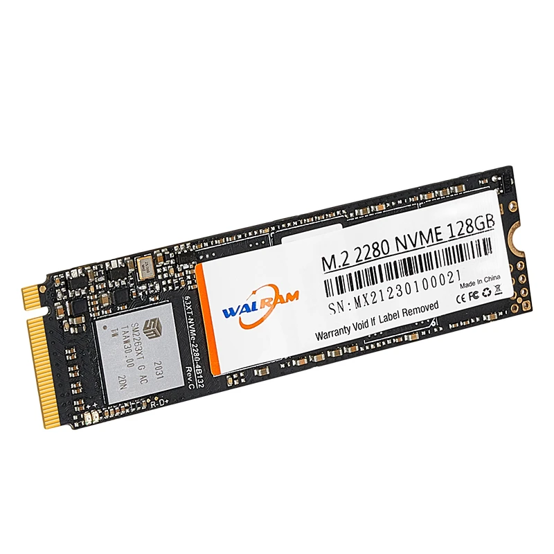 Жесткий диск Walram M.2 PCI-e NVMe SSD 128 256 512 ГБ ТБ твердотельный M2 PCIe внутренний жесткий 2280