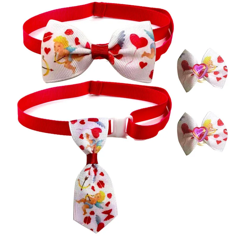 Dog Bowtie Valentine's Day Pet Bow Tie Collar Love Cupid Cat Dog Couple Pet Supplies Tie Headdress Necktie Pet Accessories
Dog Bowtie Valentine's Day Pet Bow Tie Collar Love Cupid Cat Dog Couple Pet Supplies Tie Headdress Necktie Pet Accessories