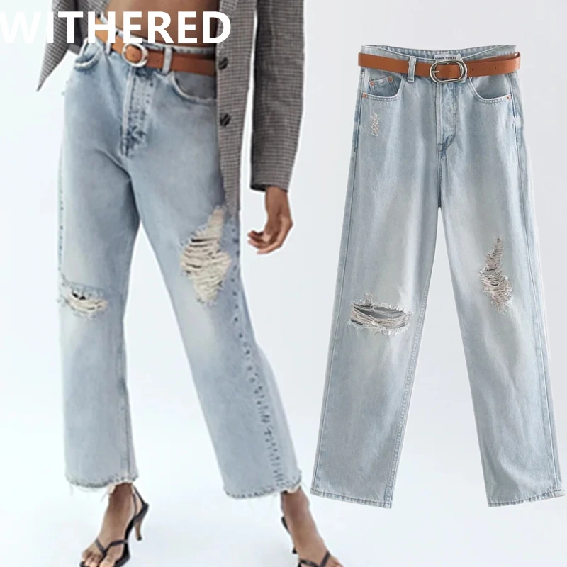 Withered 2020summer jeans woman england retro high street hole loose high waist jeans ripped mom jeans boyfriend jeans for women
Withered 2020summer jeans woman england retro high street hole loose high waist jeans ripped mom jeans boyfriend jeans for women